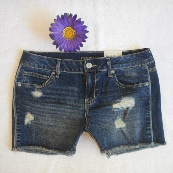 Maurices Pants - New MAURICES Jean Shorts Size 8 Distressed Cut Off Denim